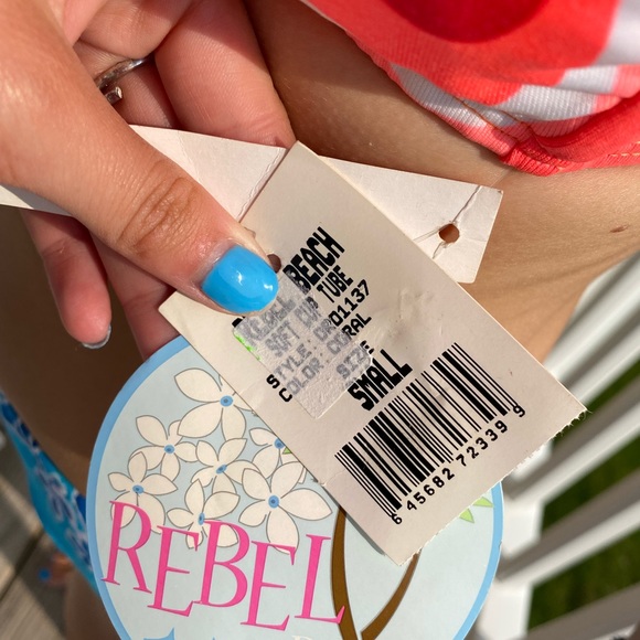 🍭 vintage y2k marble print bikini top NWT 🍭 - Picture 2 of 3